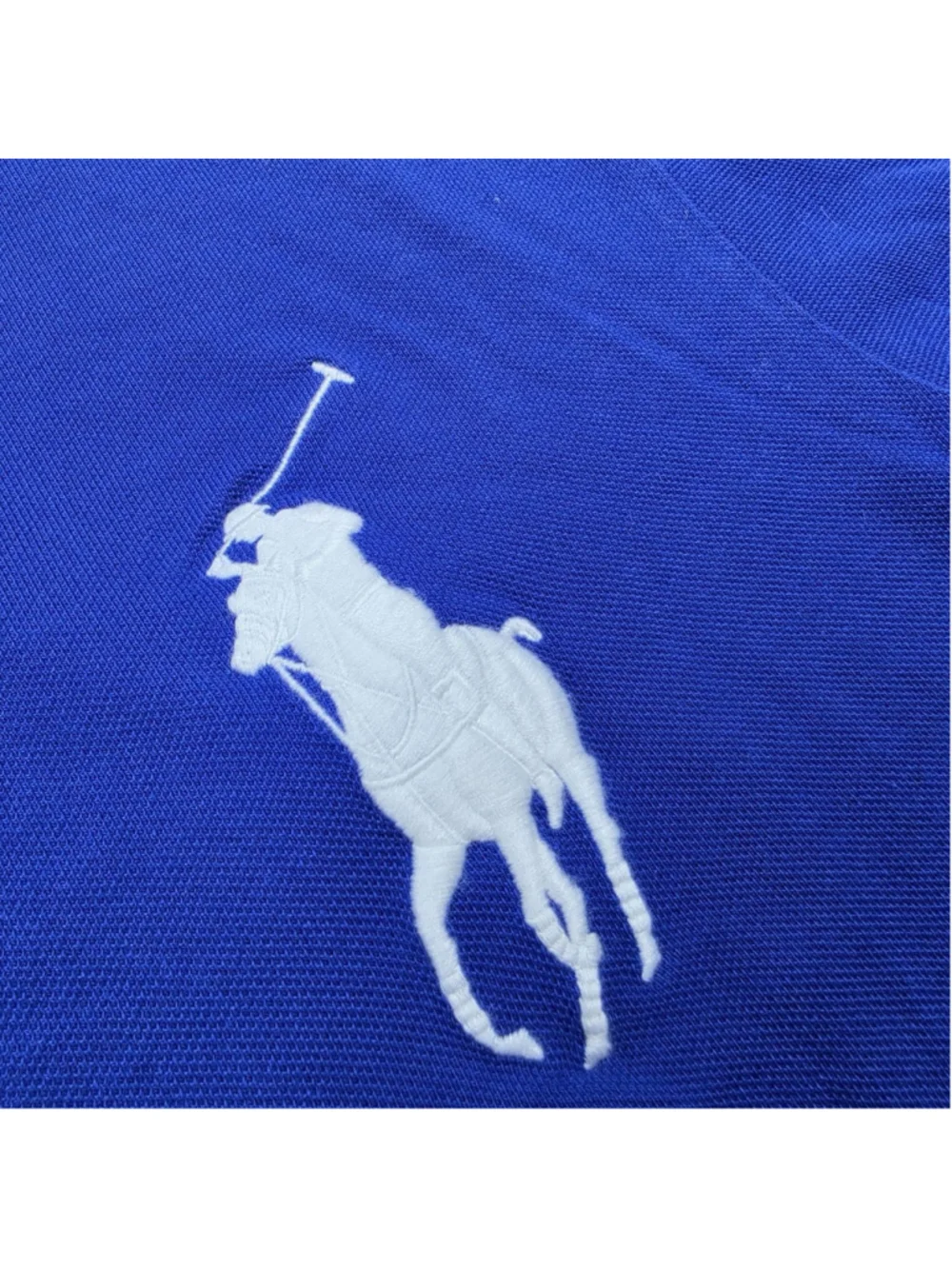 Polo Ralph Lauren USA Big Pony Rugby Polo Shirt Blue Long Sleeve XXL